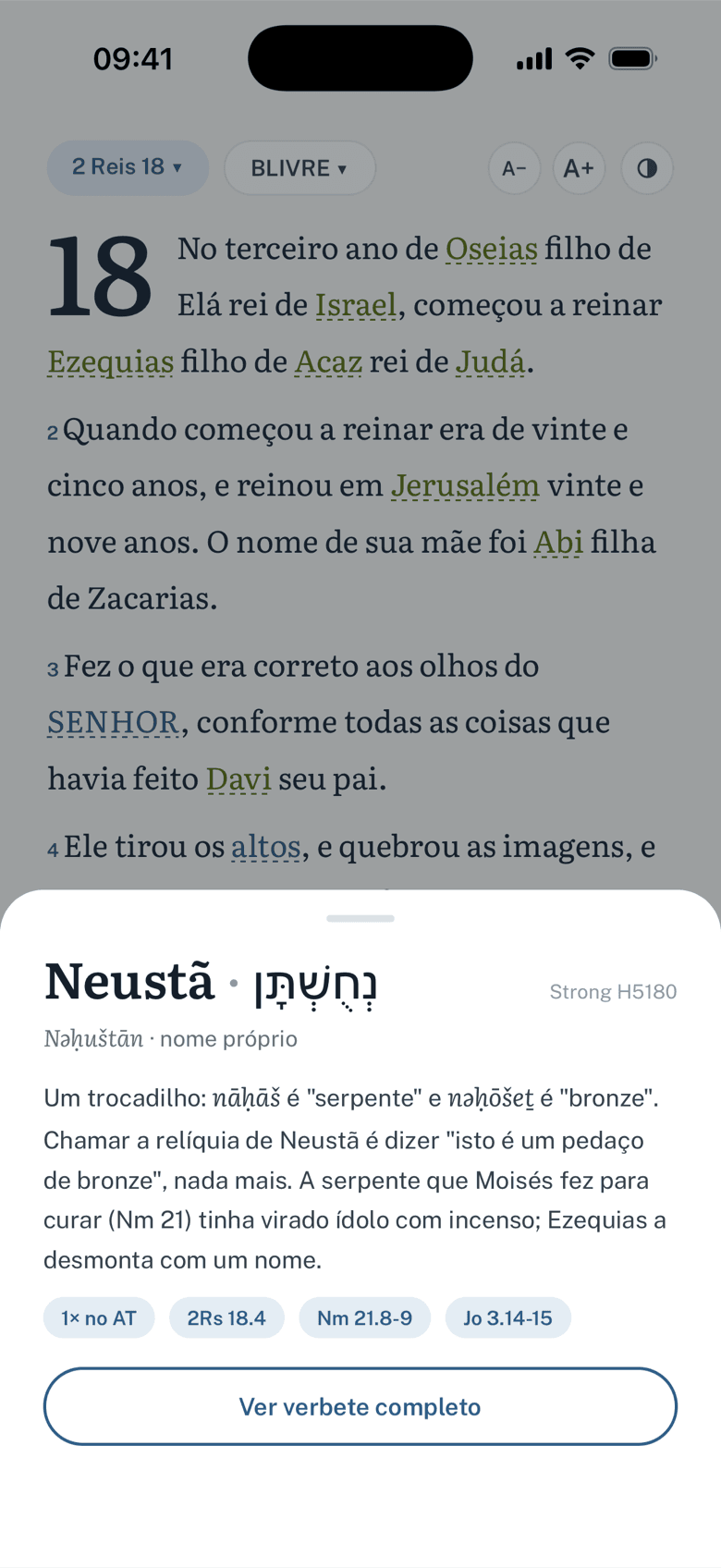 Palavra Neustã aberta no leitor: o hebraico, a transliteração e o trocadilho entre serpente e bronze